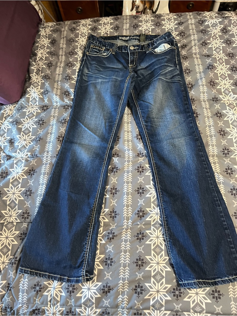 Zco jeans Women's Dark Blue Boot Cut Jeans